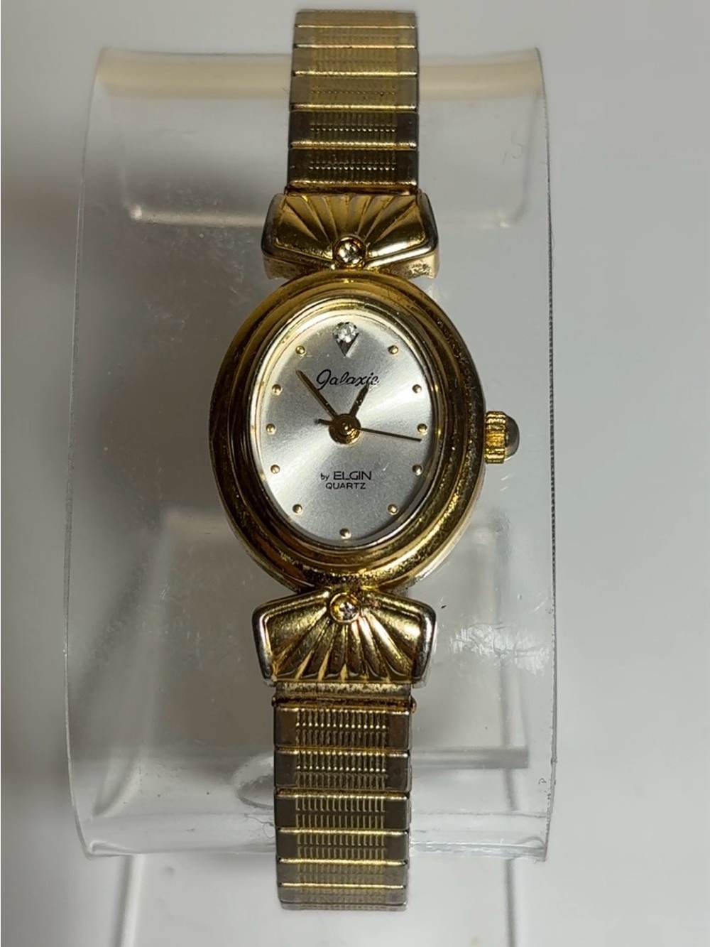 Galaxie by Elgin JB206 Women’s Gold-Tone Oval Quartz Watch